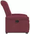 vidaXL Relaxsessel mit Aufstehhilfe Weinrot Stoff (3303257)
