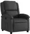 vidaXL Relaxsessel Echtleder Schwarz (3205468)