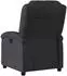 vidaXL Relaxsessel Echtleder Schwarz (3205468)