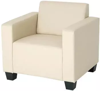 MCW Moncalieri Loungesessel Textil, Beige (Moncalieri-S)