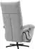 sit&more Amica TV-Sessel Polyester hellgrau, Kopfteilverstellung, Drehfunktion (73000166-0)
