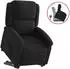vidaXL Relaxsessel mit Aufstehhilfe Schwarz Stoff (3204166)