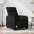 vidaXL Relaxsessel Elektrisch Stoff Schwarz (3206683)