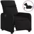 vidaXL Relaxsessel Elektrisch Stoff Schwarz (3206683)
