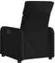 vidaXL Relaxsessel Elektrisch Stoff Schwarz (3206683)