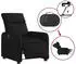vidaXL Relaxsessel Elektrisch Stoff Schwarz (3206683)