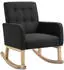 CLP Schaukelstuhl Dream Stoff, Schwarz (316277)