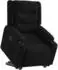 vidaXL Relaxsessel mit Aufstehhilfe, elektrisch, Stoff, Schwarz (3206581)