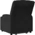 vidaXL Relaxsessel mit Aufstehhilfe, elektrisch, Stoff, Schwarz (3206581)