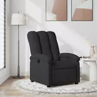 vidaXL Relaxsessel Schwarzer Stoff