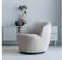 Woood Serra Drehsessel Melange-Stoff, Natur, 360° drehbar (Serra)