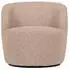 Woood Serra Drehsessel Melange-Stoff, Natur, 360° drehbar (Serra)
