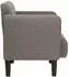 vidaXL Sessel mit Armlehnen Hellgrau Cordstoff 54cm (4100515)