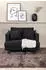 Livetastic Sofia Sessel Metall/Textil, Schwarz (002615038603)