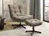Jockenhöfer Kasper Relaxsessel mit Hocker, Cord, Taupe, 360° drehbar (24534826-0)