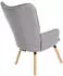 CLP Garding Relaxsessel Polstersessel Stoff grau (316802)
