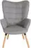 CLP Garding Relaxsessel Polstersessel Stoff grau (316802)
