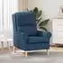 vidaXL Sessel Blau Stoff 76x94x102cm (42009847)