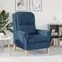 vidaXL Sessel Blau Stoff 76x94x102cm (42009847)