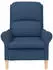 vidaXL Sessel Blau Stoff 76x94x102cm (42009847)