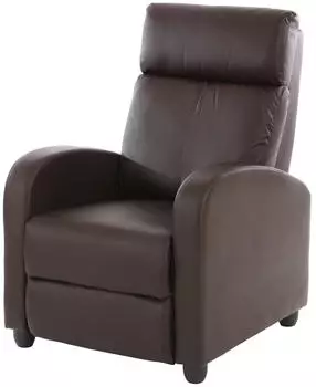 MCW Dallas Relaxsessel Kunstleder, braun (Dallas)