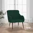 vidaXL Sessel Dunkelgrün Samt 63x76x80cm