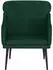 vidaXL Sessel Dunkelgrün Samt 63x76x80cm