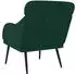 vidaXL Sessel Dunkelgrün Samt 63x76x80cm