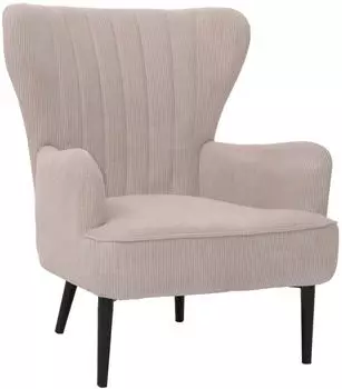 MCW Lounge-Sessel K37 Cord-Stoff 290g/m&sup2; Retro Vintage, beige (MCW-K37)
