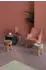 Bizzotto Adeline Sessel Samt-Optik, gepolstert, rosa (748174)
