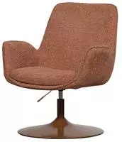 WOOOD Drehsessel "Marten mit Nova-Gewebtem Bezug h&ouml;henverstellbar B 79 x T 76...
