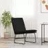 vidaXL Loungesessel Stoff Schwarz 52x75x76cm (351314)