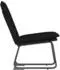 vidaXL Loungesessel Stoff Schwarz 52x75x76cm (351314)