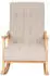 MCW Schaukelstuhl K10 Stoff/Textil, Creme/Braun, max. 130kg (MCW-K10)