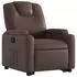 vidaXL Relaxsessel mit Aufstehhilfe Kunstleder Braun (3204432)