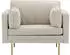 Livetastic Sessel Boom Metall/Textil, goldfarben/beige, 110x84x86cm (002615015018)