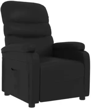 vidaXL Relaxsessel Kunstleder Schwarz (342686)