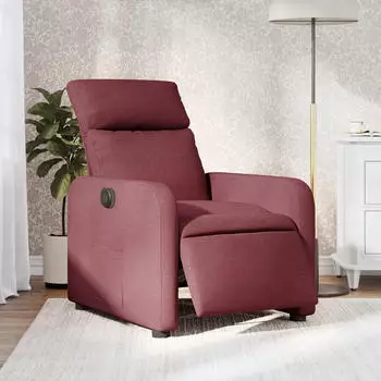 vidaXL Relaxsessel Elektrisch Weinrot Stoff (3206684)