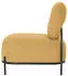 Paperflow Admiraal Sessel Retro-Look Stoff, ohne Armlehnen, safrangelb (FTADM.01.20)