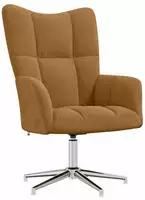 vidaXL Relaxsessel Braun Samt