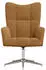 vidaXL Relaxsessel Drehbar Samt Braun (90693)