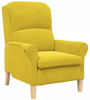 vidaXL Sessel Samt Gelb 76x94x102cm