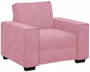 vidaXL Sessel Rosa Samt 100x78x84cm (4105003)