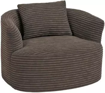 MCW MCW-P18 Relaxsessel Cord-Textil (370g/m&sup2;), braun (100292)