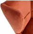 MCW Lounge-Sessel MCW-L62 Ohrensessel Textil terracotta-braun (MCW-L62)