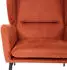 MCW Lounge-Sessel MCW-L62 Ohrensessel Textil terracotta-braun (MCW-L62)