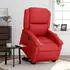 vidaXL Relaxsessel mit Aufstehhilfe Elektrisch Kunstleder Rot (3204245)