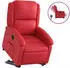 vidaXL Relaxsessel mit Aufstehhilfe Elektrisch Kunstleder Rot (3204245)