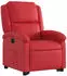 vidaXL Relaxsessel mit Aufstehhilfe Elektrisch Kunstleder Rot (3204245)
