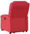 vidaXL Relaxsessel mit Aufstehhilfe Elektrisch Kunstleder Rot (3204245)